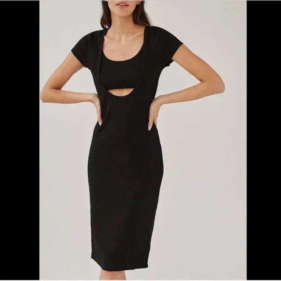 anthropologie black dress short Dress Casual Short By Daily Practice By Anthropologie In Black, Size:   Clothes Mentor Fargo ND #137